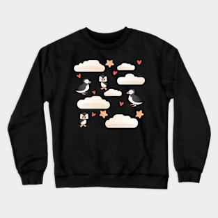 Cute puffin pattern Crewneck Sweatshirt